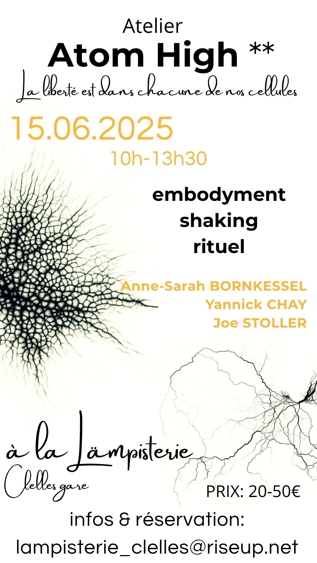 15 June, Atelier Atom High **embodyment, shaking, rituel, à&nbsp;CLELLES.